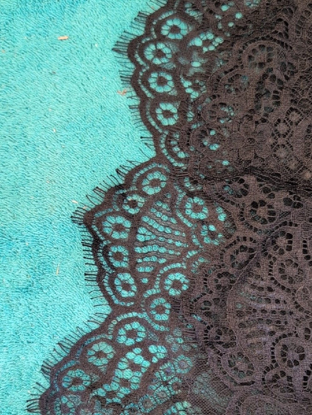 2 Pc lingerie By In Bloom Sz M Sheer Lace Cami &  Bottoms- Black - Picture 9 of 10